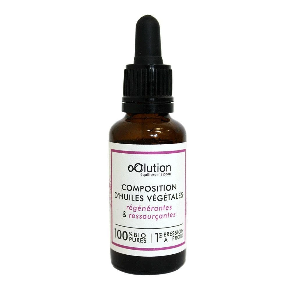 Composizione Di Oli Organici Rigeneranti E Rivitalizzanti 30ml Pour Tous I Tipi Di Pelle OOlution 1 Composizione Di Oli Organici Rigeneranti E Rivitalizzanti 30ml Pour Tous I Tipi Di Pelle OOlution