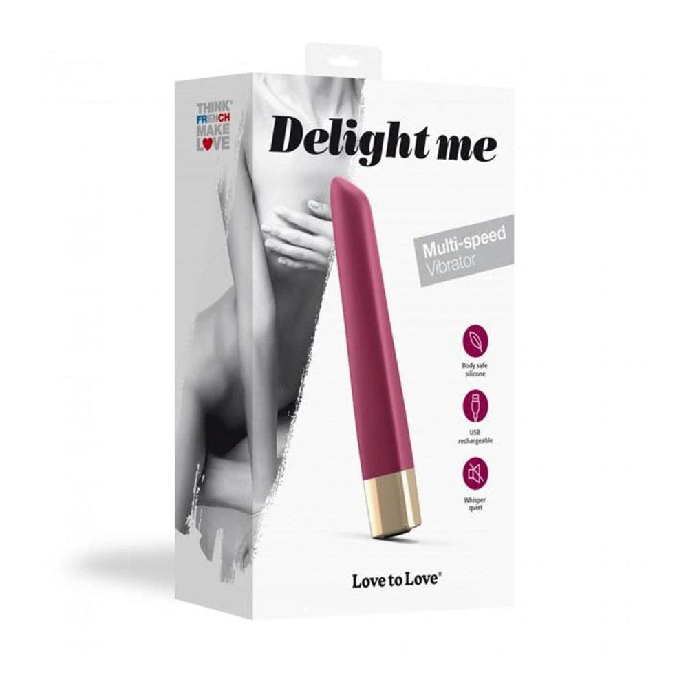 DELIGHT ME - Vibratore Multi-velocità - Viola Love To Love 1 DELIGHT ME - Vibratore Multi-velocità - Viola Love To Love
