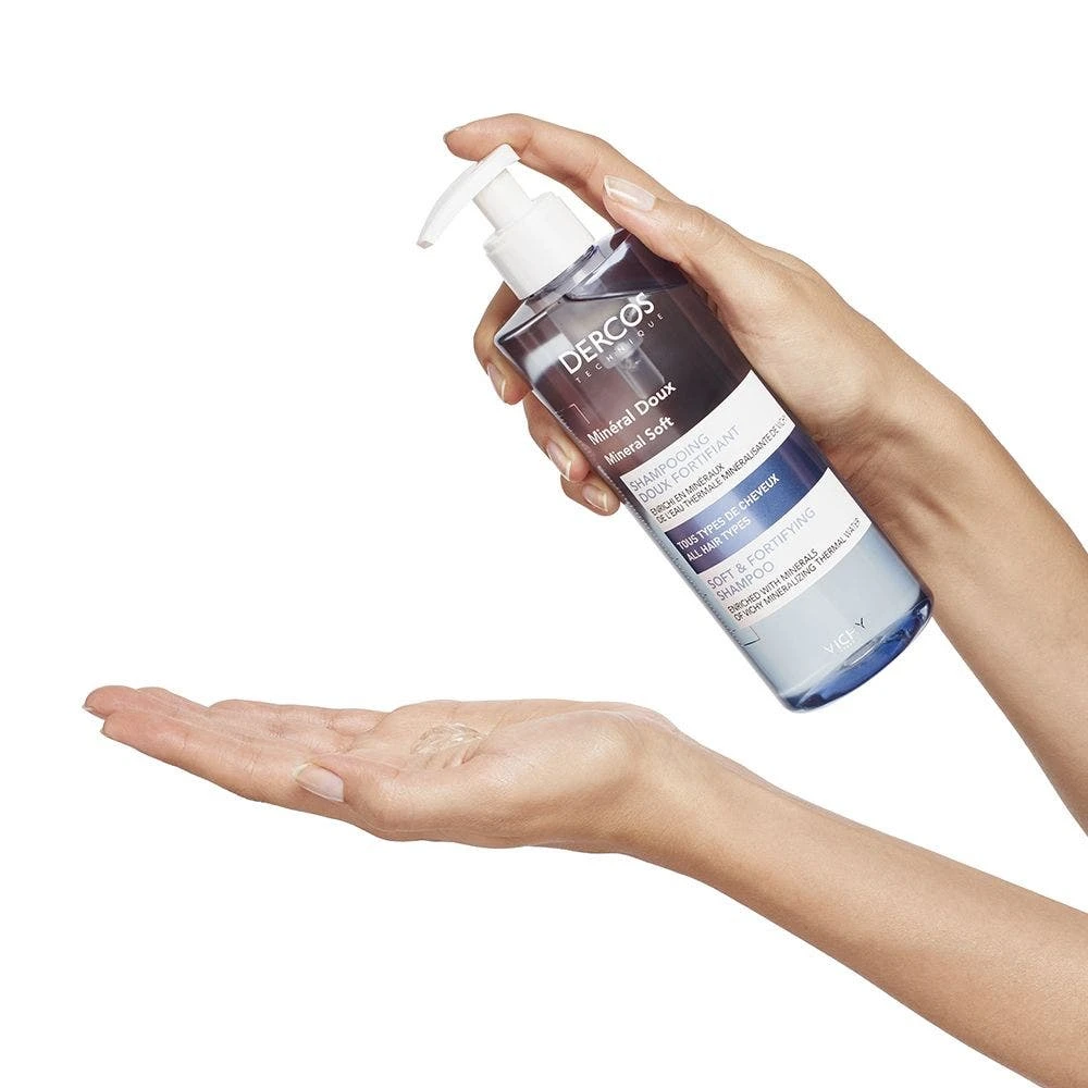 Shampoo Delicato Fortificante Mineral 400ml Dercos Vichy 5 Shampoo Delicato Fortificante Mineral 400ml Dercos Vichy - immagine 5