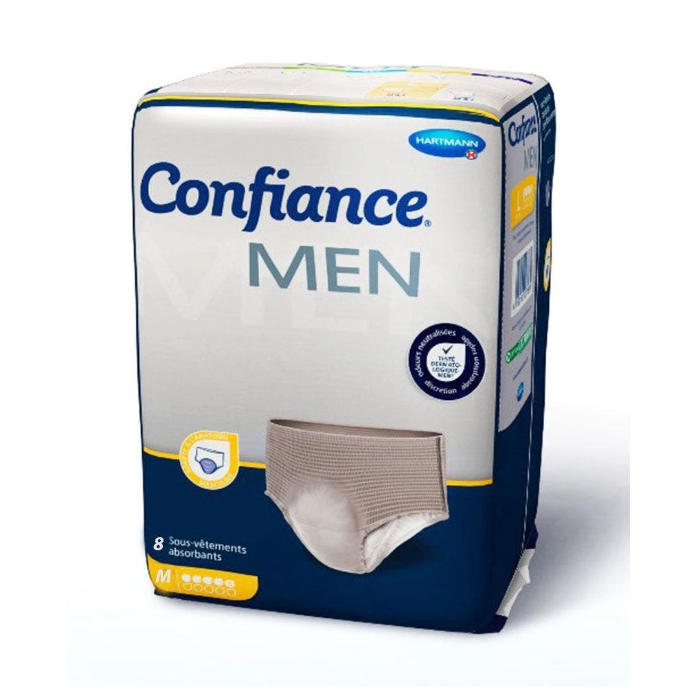 Slip + Assorbenti Per Uomo Confiance Men Hartmann 1 Slip + Assorbenti Per Uomo Confiance Men Hartmann