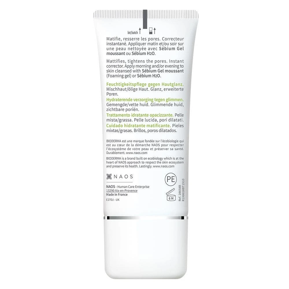 Trattamento Idratante Opacizzante 30ml Mat Control Sebium Peaux Mixtes à Grasses Bioderma 3 Trattamento Idratante Opacizzante 30ml Mat Control Sebium Peaux Mixtes à Grasses Bioderma - immagine 3