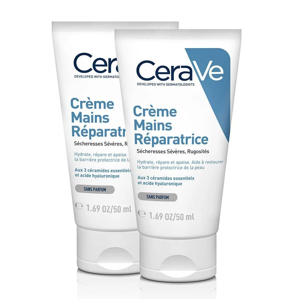 Crema Riparatrice Mani Molto Secche E Screpolate 2x50ml Body Cerave 7 Crema Riparatrice Mani Molto Secche E Screpolate 2x50ml Body Cerave - immagine 7