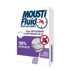 Piastra Anti Acari E Cimici Dei Letti X1 A Partire Dai 4 Anni Moustifluid