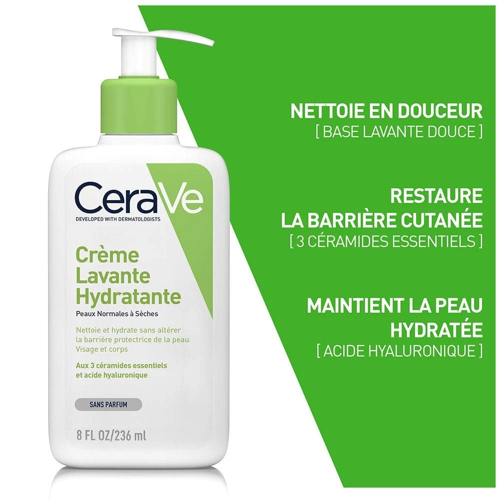 Detergente Idratante Viso E Corpo Pelle Da Normale A Secca 473ml Cleanse Corps Cerave 3 Detergente Idratante Viso E Corpo Pelle Da Normale A Secca 473ml Cleanse Corps Cerave - immagine 3