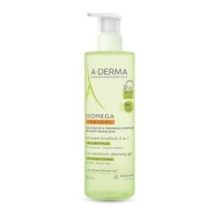 A Derma Gel Detergente Emolliente Corpo E Capelli 500ml Exomega Control A-Derma