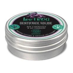 2 Mentine E Carbone Attivo Dentifricio Solido - Certificato Biologico 50g Lov'Frog