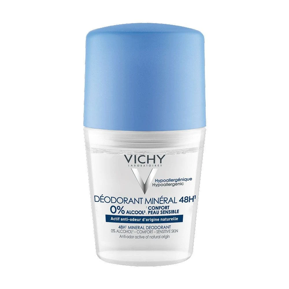 Deodorante 48h 50ml Minéral Roll-on Pelle Sensibile Vichy 1 Deodorante 48h 50ml Minéral Roll-on Pelle Sensibile Vichy