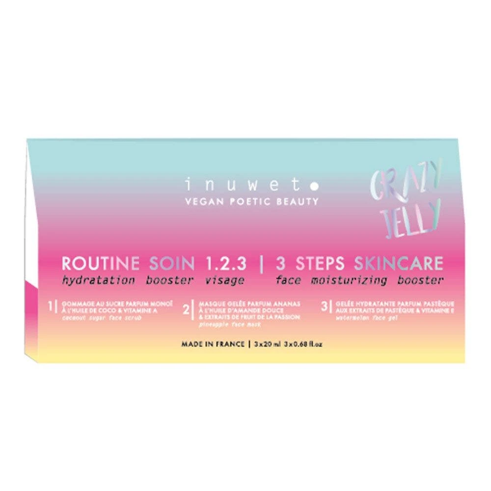 Crazy Jelly Moisture Beauty Routine Kit Da Viaggio 3x20ml Prodotto In Francia Inuwet 1 Crazy Jelly Moisture Beauty Routine Kit Da Viaggio 3x20ml Prodotto In Francia Inuwet