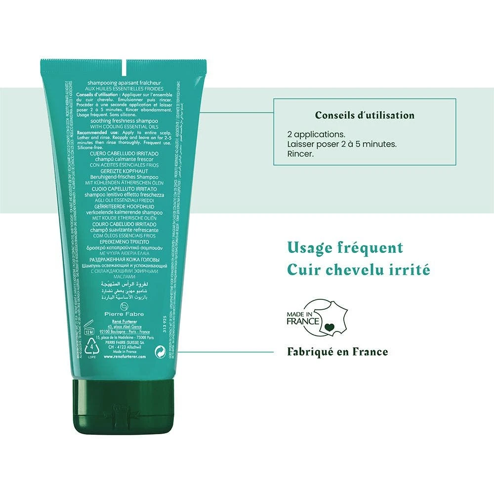 Shampoo Lenitivo Effetto Freschezza Cuoio Capelluto Irritato 200ml Astera René Furterer 5 Shampoo Lenitivo Effetto Freschezza Cuoio Capelluto Irritato 200ml Astera René Furterer - immagine 5