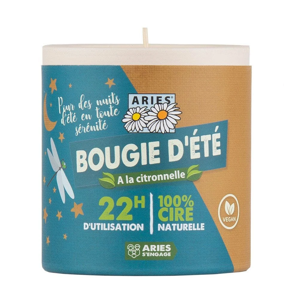 Candela Estiva Alla Citronella 100g Aries 1 Candela Estiva Alla Citronella 100g Aries