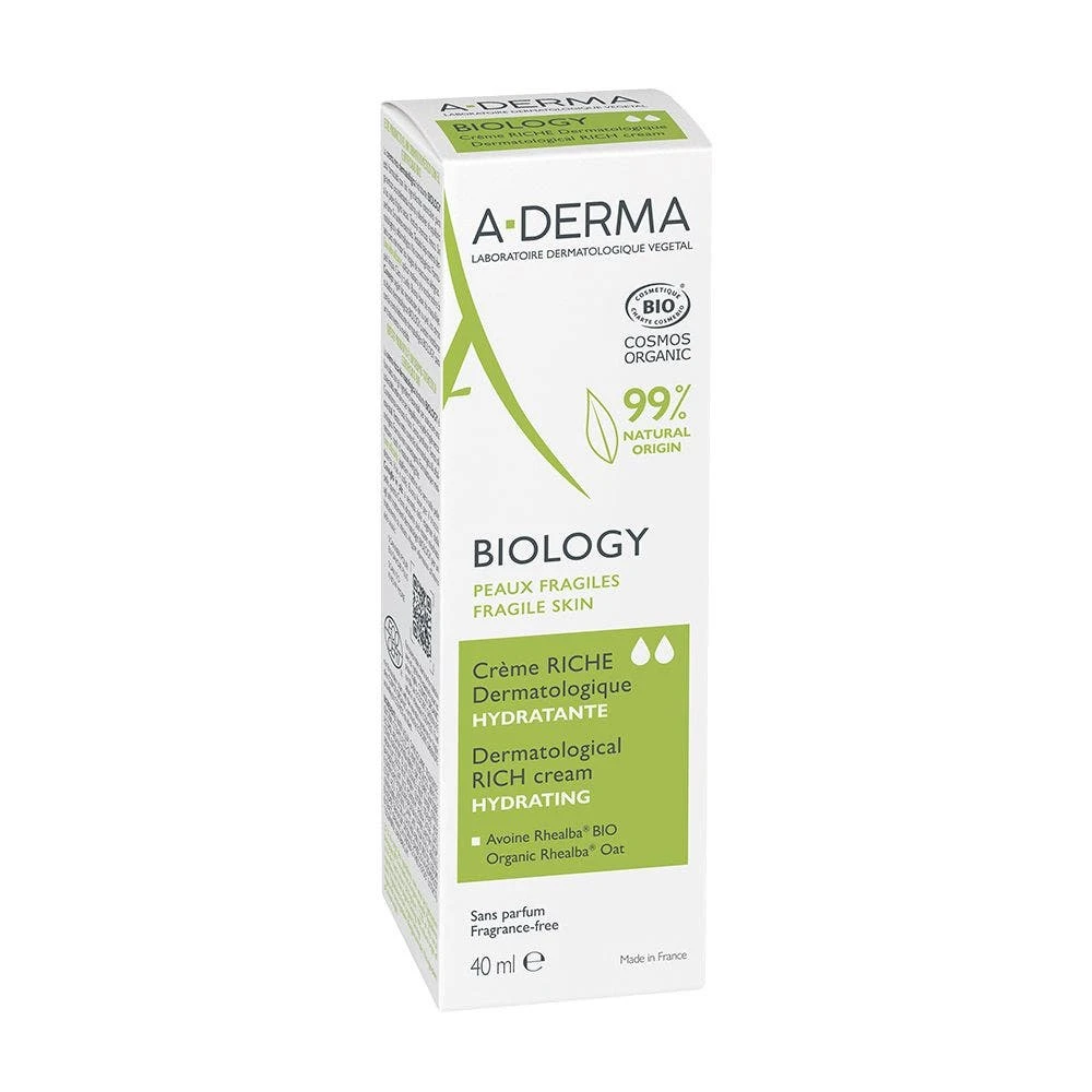 Crema Dermatologica Ricca Di Idratazione Biologica 40 Ml Biology A-Derma 2 Crema Dermatologica Ricca Di Idratazione Biologica 40 Ml Biology A-Derma - immagine 2