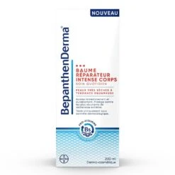 Tubo Di Balsamo Riparatore Intensivo Per Il Corpo 200 Ml Derma Peaux Très Sèches à Tendance Squameuse Bepanthen