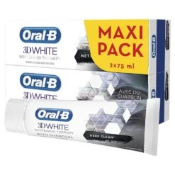 Oral B Dentifricio Sbiancante Therapy Intensive Cleansing 2x75ml 3D White Oral-B